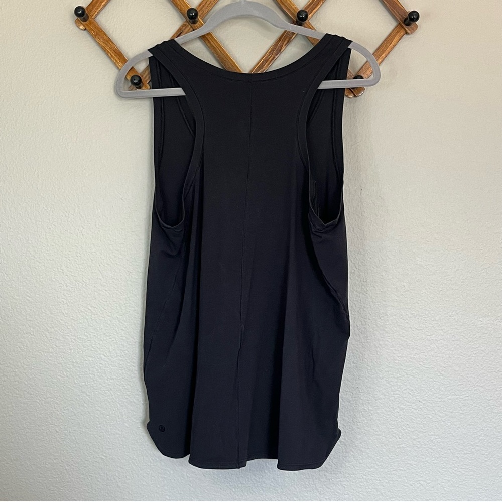 Lululemon Athletica Black Sleeveless Tank Top size 12 - Picture 2 of 4